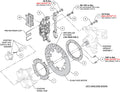 Wilwood auto part close-up
