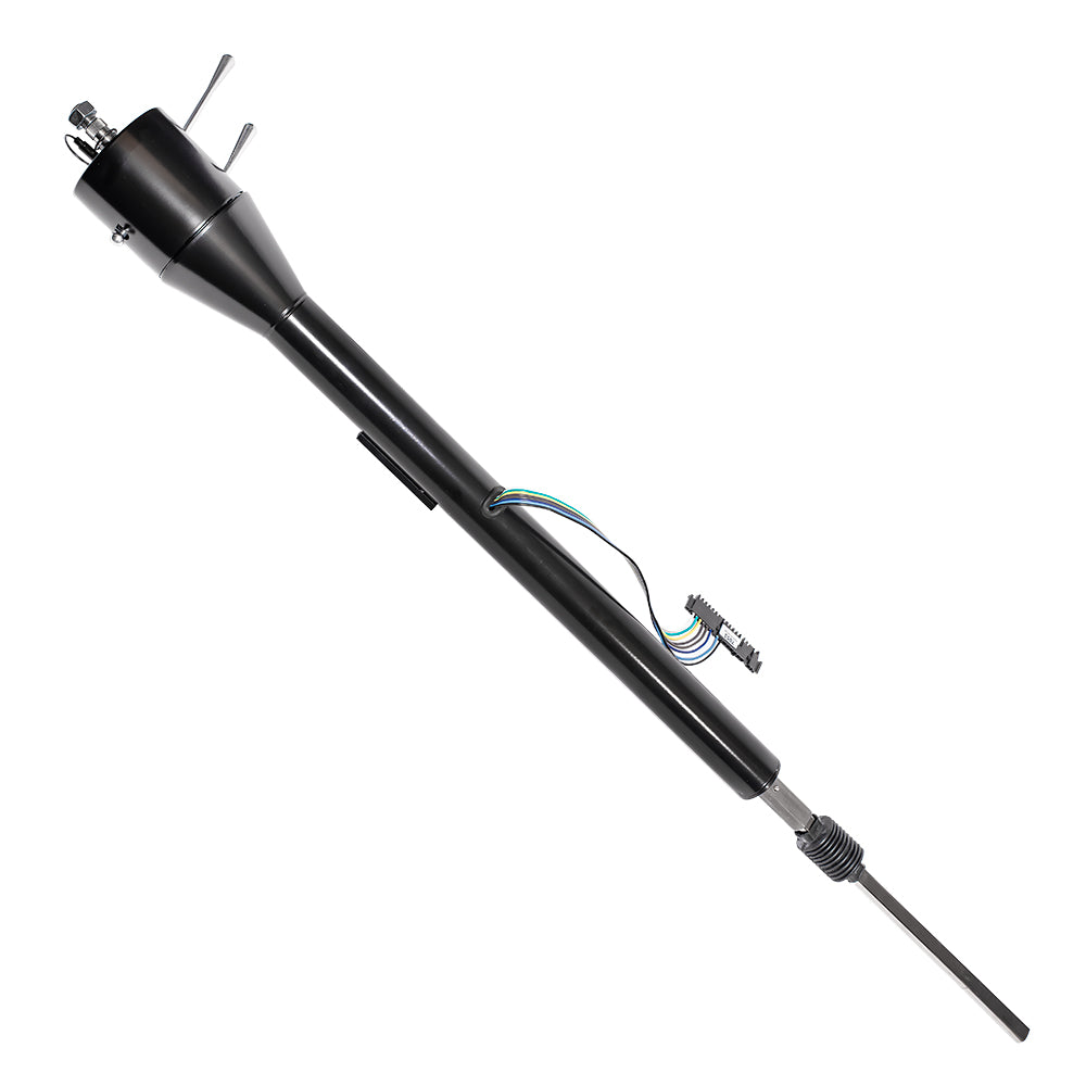 FLOORSHIFT TILT 7076 MOPAR NO KEY MANUAL STEERING BLACK POWDERCOAT