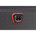 SADDLE BOX ALUMINUM COMPACT DEEP TEXTURED MATTE BLACK 9.0 CU FT