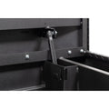 SADDLE BOX ALUMINUM COMPACT DEEP TEXTURED MATTE BLACK 9.0 CU FT