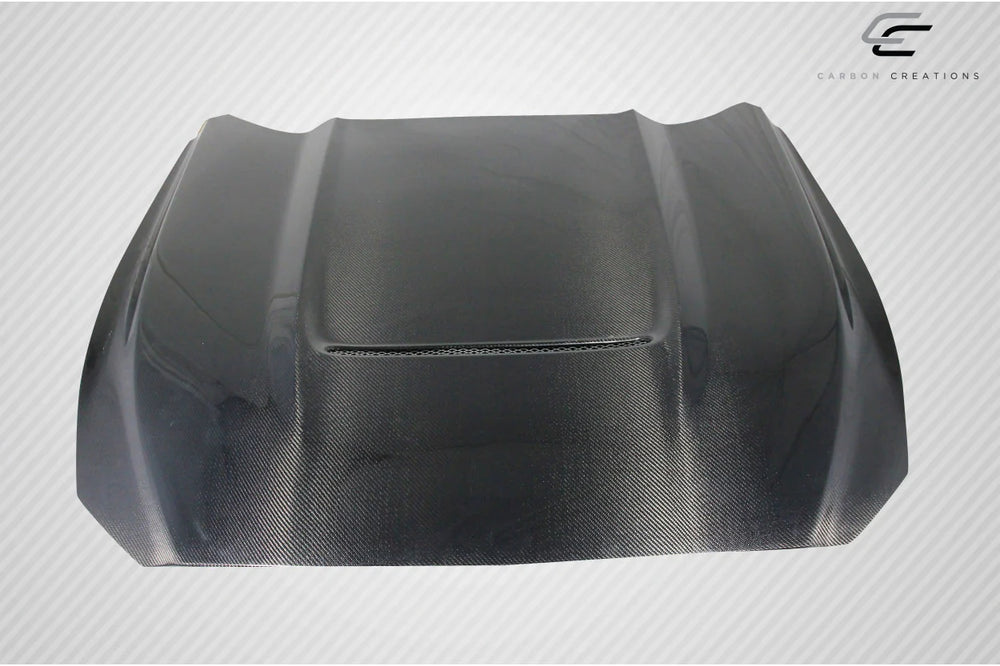 2015-2017 Ford Mustang Carbon Creations GT350 Look Hood - 1 Piece