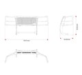 BLK RUGGED HD GRILLE GUARD KIT