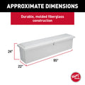 S FTN G DOCK BOX W/3 ROD 24IN X 95IN X 22IN