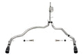 3.0 Cat-Back Dual Rear Exit with Single 4.0 Black Pro-Series Tips