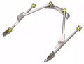 Artec Industries 20-25 Jeep Wrangler Sport Jt Rear Long Arm Susp Bracket 1 Ton Axle 4130 Steel Links