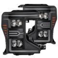 AlphaRex headlights close-up