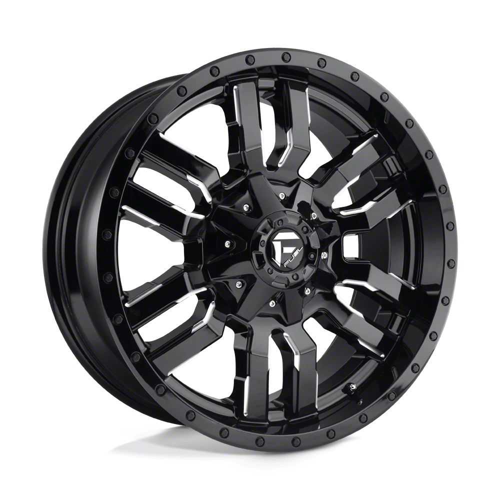 Fuel Wheels black auto part