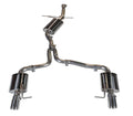 AWE Tuning Audi B8 A5 2.0T Touring Edition Single Outlet Exhaust - Polished Silver Tips