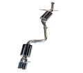 AWE Tuning Audi B8 A5 2.0T Touring Edition Single Outlet Exhaust - Polished Silver Tips