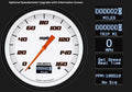 VELOCITY WHITE MUSTANG 67-68 5 GAU