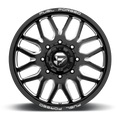 D66 22X8.25 8X200 MT-BLK-MIL 105MM