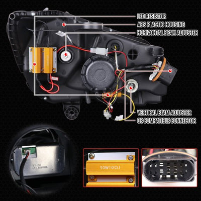 SPEC D TUNING black headlights