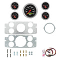 AutoMeter Sport-Comp 57-60 Ford Truck Billet Panel/Gauge Kit - 3-3/8in. (x1) & 2-1/16in. (x4)