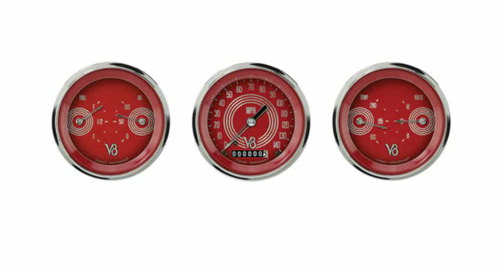 V8 RED STEELIE 3IN SPEEDO/2 DUALS-