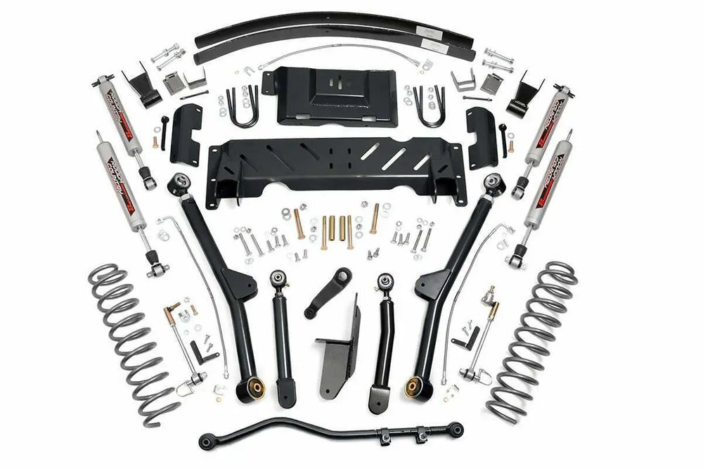 1x 1689BOX5 4.5 Inch Lift Kit Long Arm AAL NP242 Jeep Cherokee XJ (84-01)