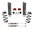 Suspension Lift Kit w/Shock M95 Performance Shocks 2.5-3.5 Inch Lift 07-11 Dodge Nitro 08-12 Jeep Liberty Incl. Front Struts Front Strut CoilSprings Rear CoilSprings Front Poly BumpStops Rear Bum Stop Spacers Skyjacker