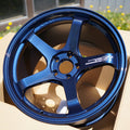 Advan GT Beyond 18X9.5 / +38 Offset / 5x120 BC / +38mm Bore / Racing Titanium Blue