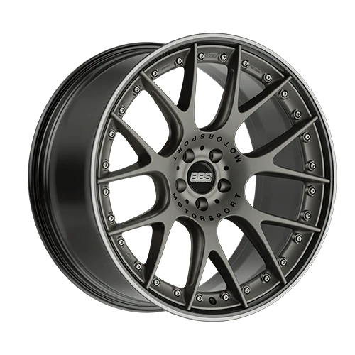 BBS black auto part