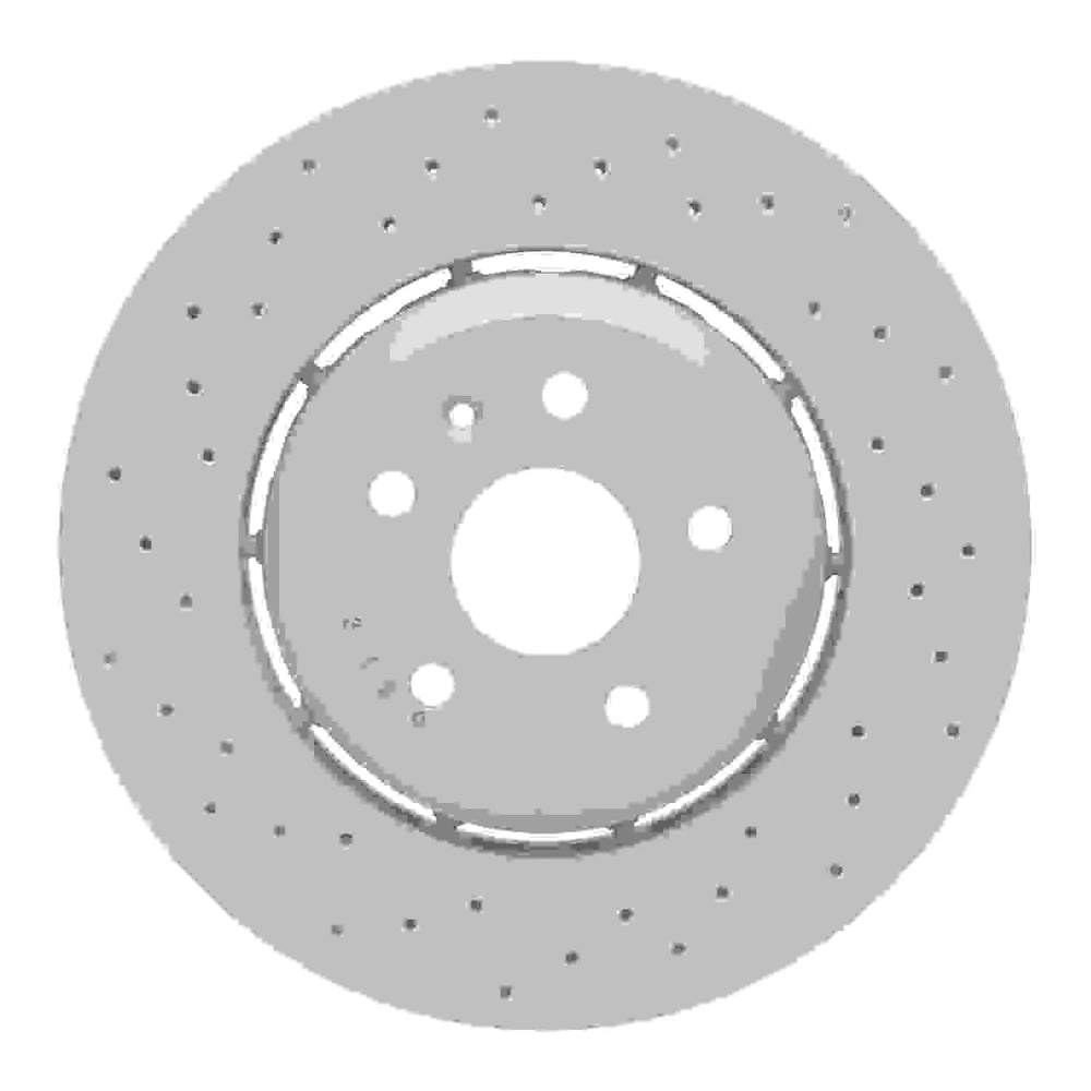 DFC 11-11 Saab 9-5 Front Drilled Hi-Carbon Alloy Geomet Coated Rotor