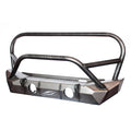 ~(85 lbs. 52X24X12)~ Jeep JK Front Bumper W/Stinger and Grill Hoop 07-18 Wrangler JK The Hammer Series Bare Steel Motobilt