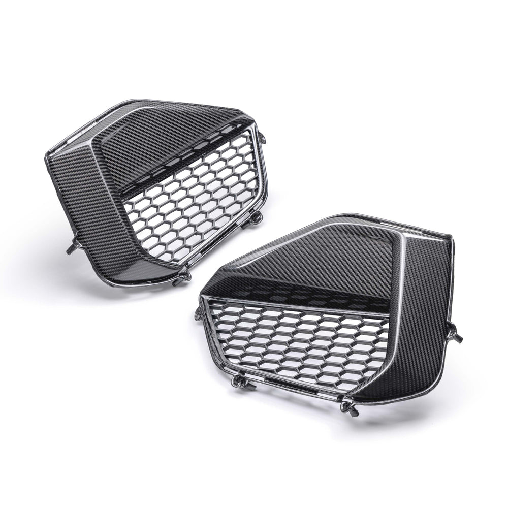 Anderson Composites 2024 Ford Mustang GT Carbon Fiber Front Bumper Inserts