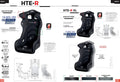 OMP HTE Series Fiberglass Seat - Black