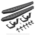 0914 RAM 1500 RB20 RUNNING BOARDS W/MTING BRACKETS KIT BEDLINER COATING
