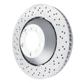 R1 Concepts Hi-Carbon Alloy GEOMET Coated Rotor - Drilled Fits Porsche 911