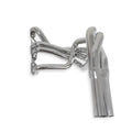 Coated S/C Headers - SBC 63-82 Vette- Side-Mnt.