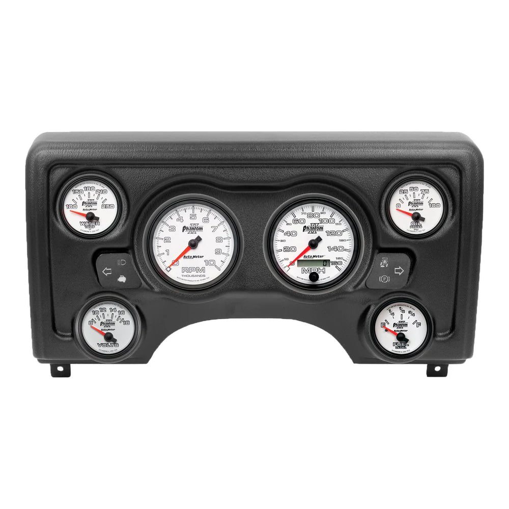 Autometer Phantom II Direct Fit Dash Kit 97-06 Jeep TJ (2 x 3-3/8in. / 4 x 2-1/16in.)