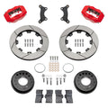 Wilwood Ford Mustang II Forged Dynalite Front Brake Kit w/ 11.38in Slotted Rotor - Red