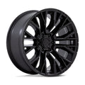 Sprint Wheel 15x18 6in BS Outside Lock Black