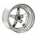 Weld S71 17x10 / 5x115mm BP / 6.7in. BS Polished Wheel (High Pad) - Non-Beadlock