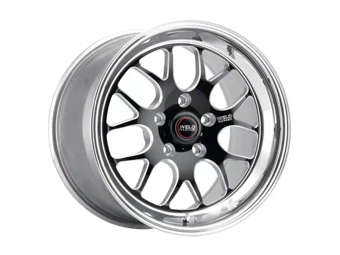 Weld S77 18x8 / 5x120mm BP / 6.2in. BS Black Wheel (Medium Pad) - Non-Beadlock