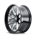 CALI OFF-ROAD INVADER 9115 GLOSS BLACK MILLED 28X12 6-135 -44MM 87.1MM