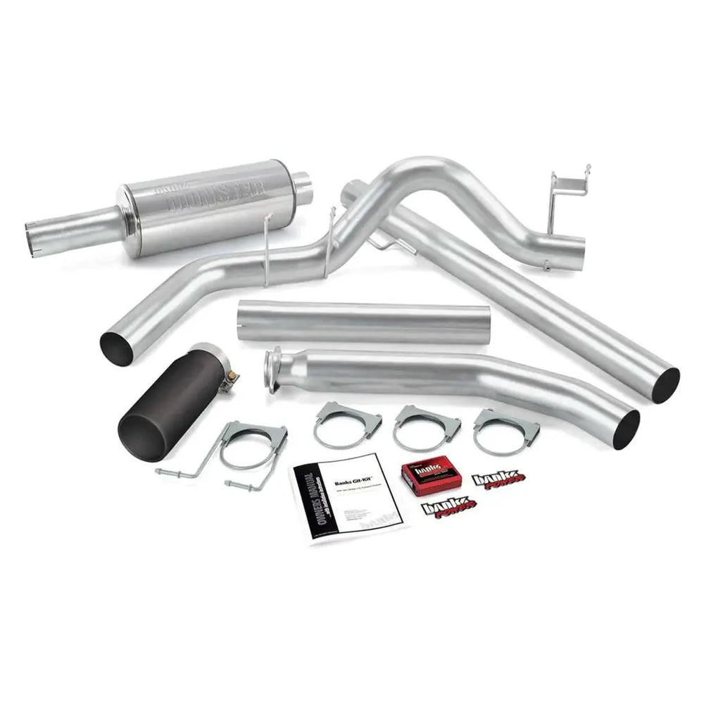 Banks Power 02 Dodge 5.9L Std Cab Git-Kit - SS Single Exhaust w/ Chrome Tip
