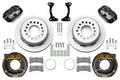 Wilwood Chevy Monte Carlo Forged 4 Piston DynaPro Black Caliper HP32 VV Plain Rotor - 11.00x0.81