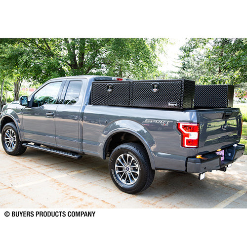 TOOLBOX, XL TOPSIDE,ALUM18X16X90,BL