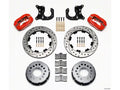 Wilwood Forged Dynalite P/S Rear Kit Drilled Red New Big Ford 2.50in Offset