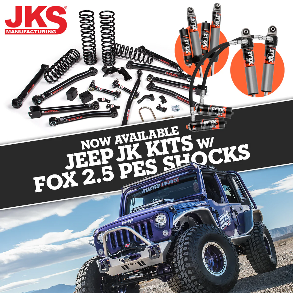 20C JEEP WRANGLER JL JKONTROL 2.5IN 4DR W/FOX 2.5 PERF SERIES SHOCKS DIESEL