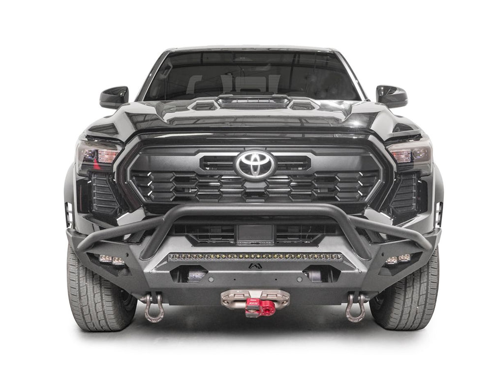 24C TACOMA MATRIX FRONT BUMPER W/ PRERUNNER GUARD BARE BARE STEEL