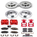 Power Stop 2019 Infiniti QX60 Front & Rear Z23 Evolution Sport Brake Kit w/Calipers