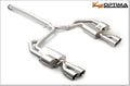cp-e Austenite Catback Exhaust 3in w/ Exhaust Valve Black Tips Ford Mustang EcoBoost 2015
