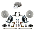 LEED Brakes Manual Front Kit with Drilled Rotors and Zinc Plated Calipers