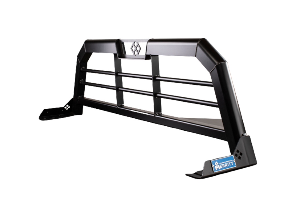 1718 SILVERADO/SIERRA 1500 HEADACHE RACK LT 21X73X49 W/LIGHT RELIEF MILL FINISH
