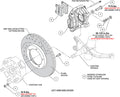 Wilwood auto part installed view