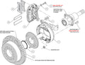 Wilwood auto part close-up