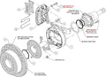 Wilwood auto part close-up