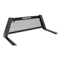 HONEY COMB HEADACHE RACK WITH LEOPARD UPRIGHTS SMOOTH BLACK CENTER SIZE 5