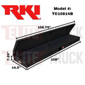 SERVICE BODY TOP COMPARTMENT BOX 108X14 BLK